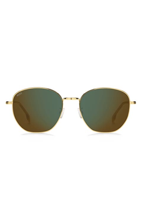 1671/F/SK 56mm Rectangular Sunglasses
