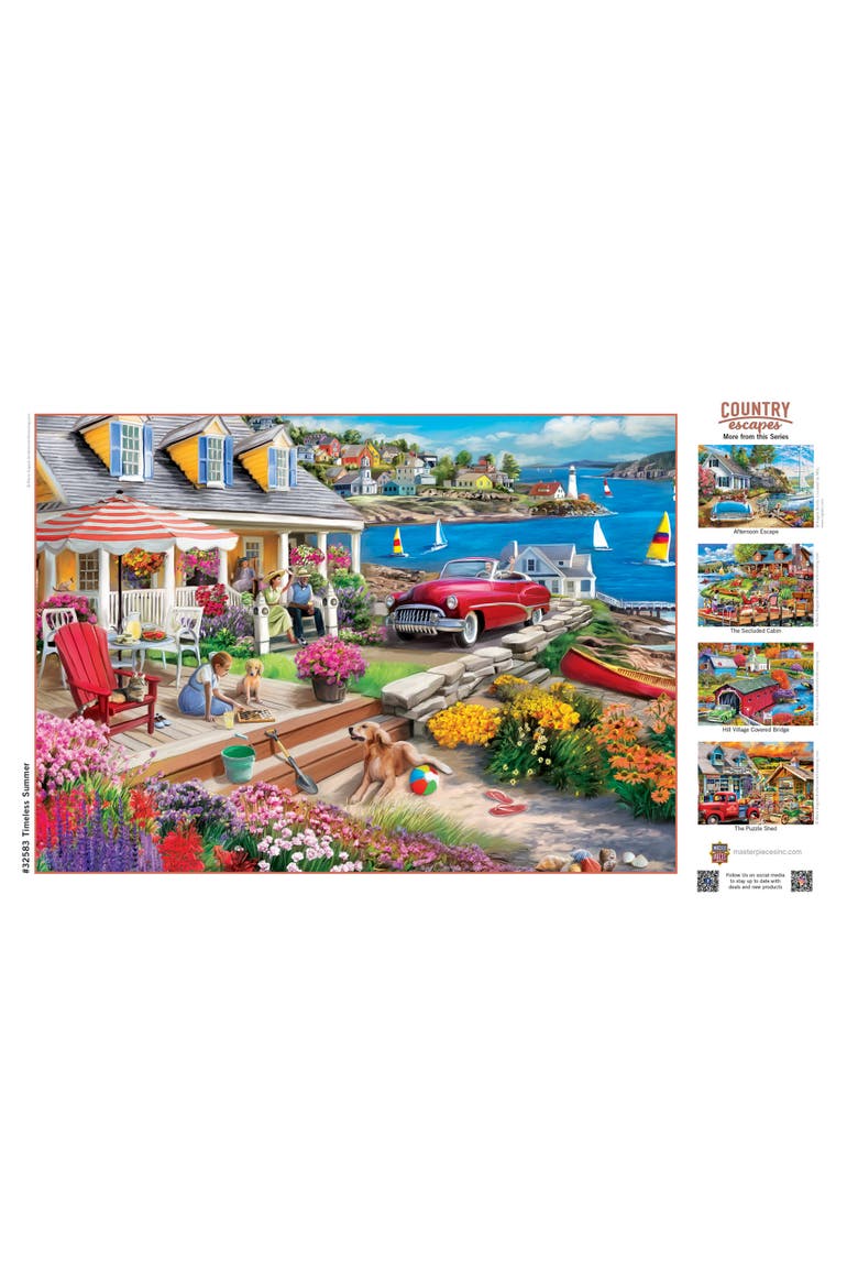 Timeless Summer 500 Piece Jigsaw Puzzle, Alternate, color, Multicolor