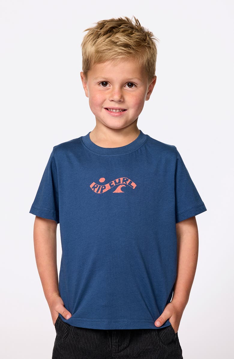 Rip Curl Kids' Artist of the Search Ty Williams Cotton Graphic T-Shirt, Main, color, Light Navy