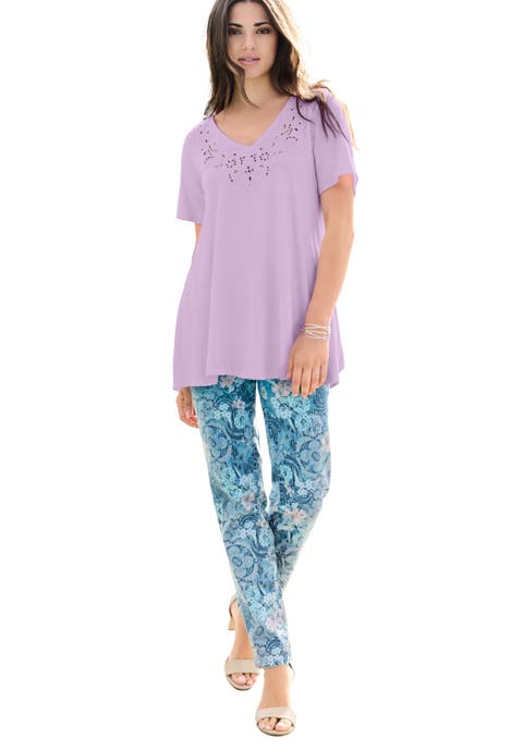 Eyelet Swing Tee (Plus)