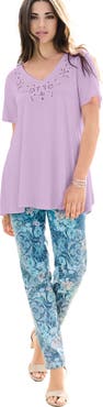 Roaman's Eyelet Swing Tee