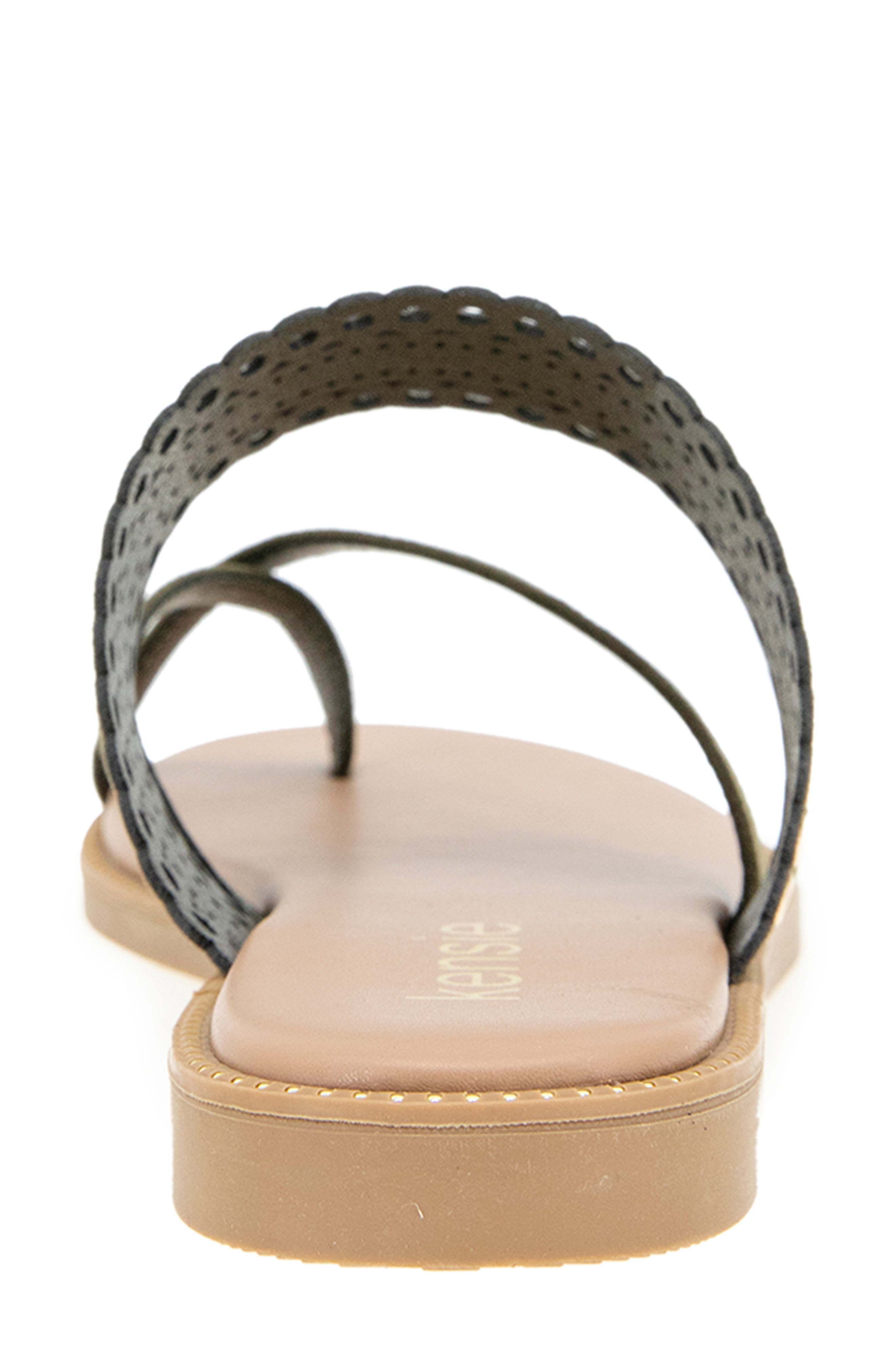 Kensie Maddy Slide Sandal, Alternate, color, Olive