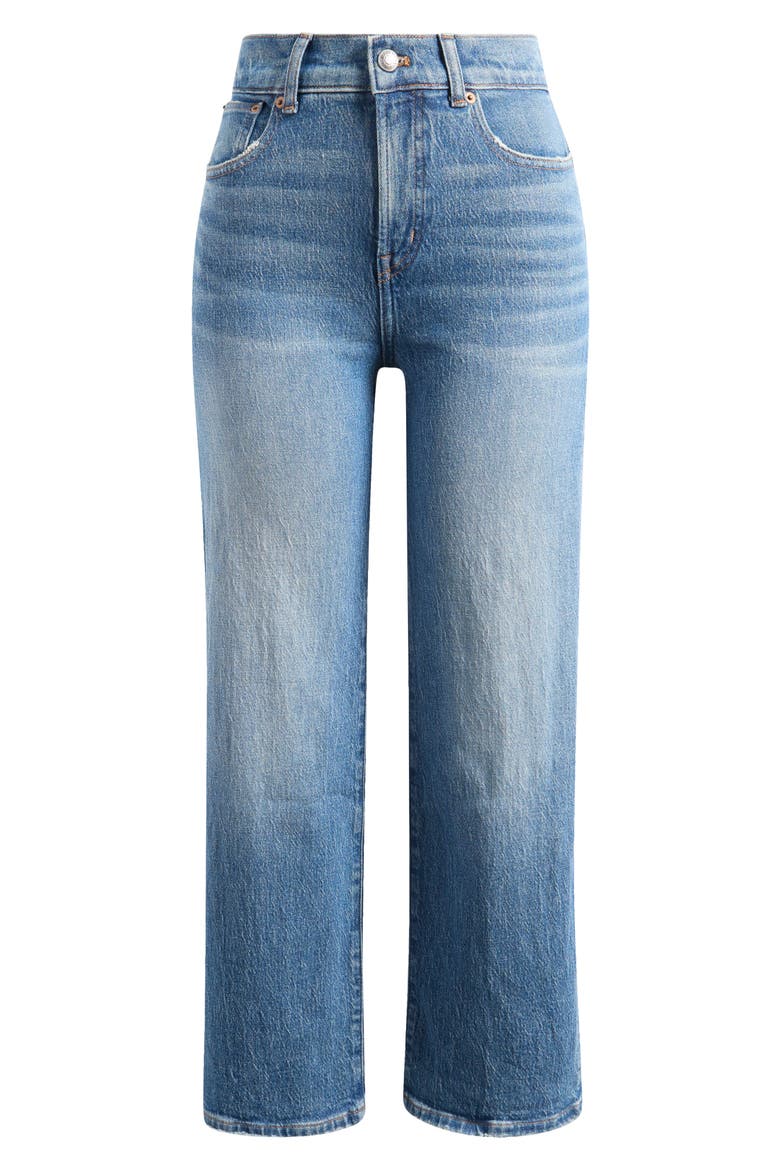 The Perfect Wide Leg Jeans, Alternate, color, HARVEY WASH