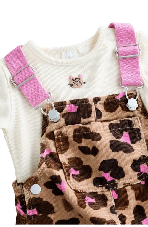 Next Kids' Overalls, Top & Tights Set In Multi