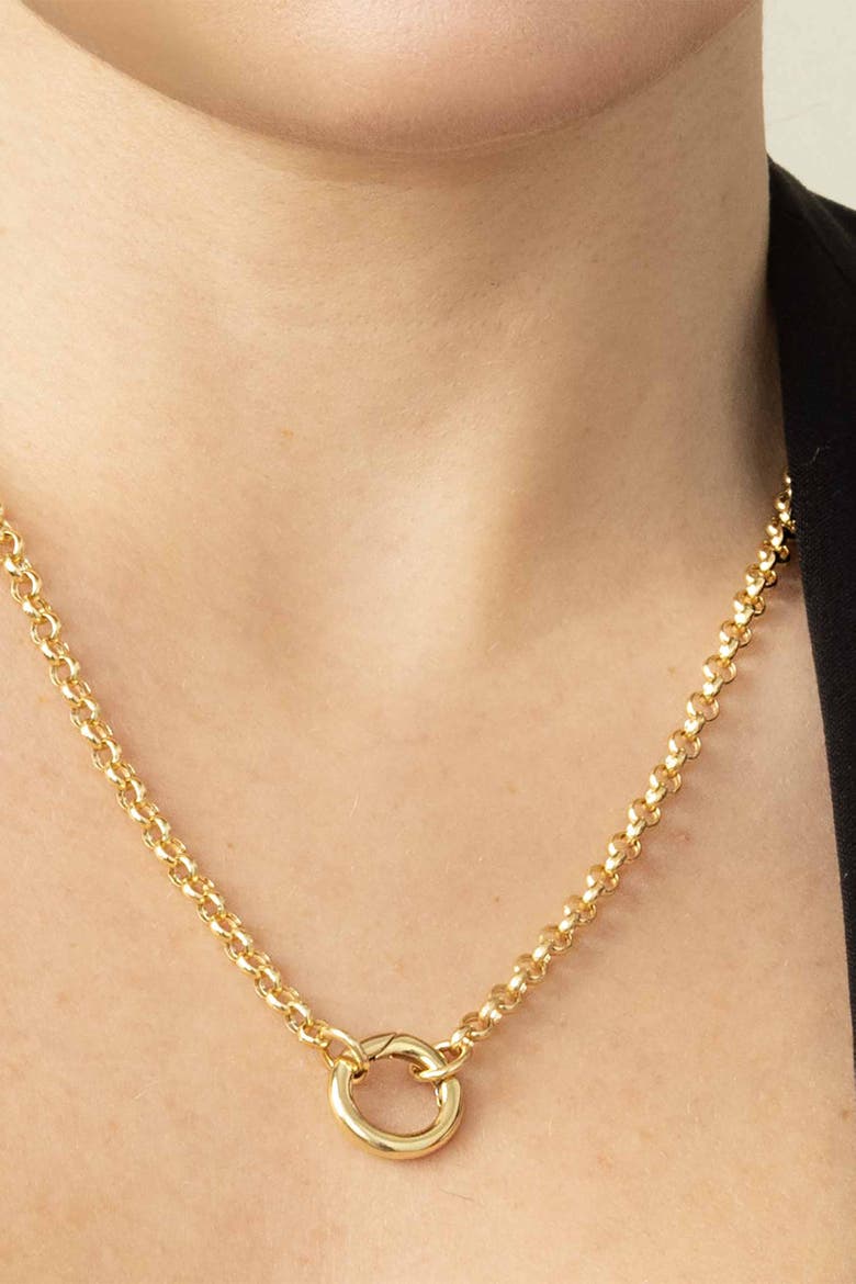 14K Yellow Gold Connect Me Round Clasp, Alternate, color, Yellow Gold