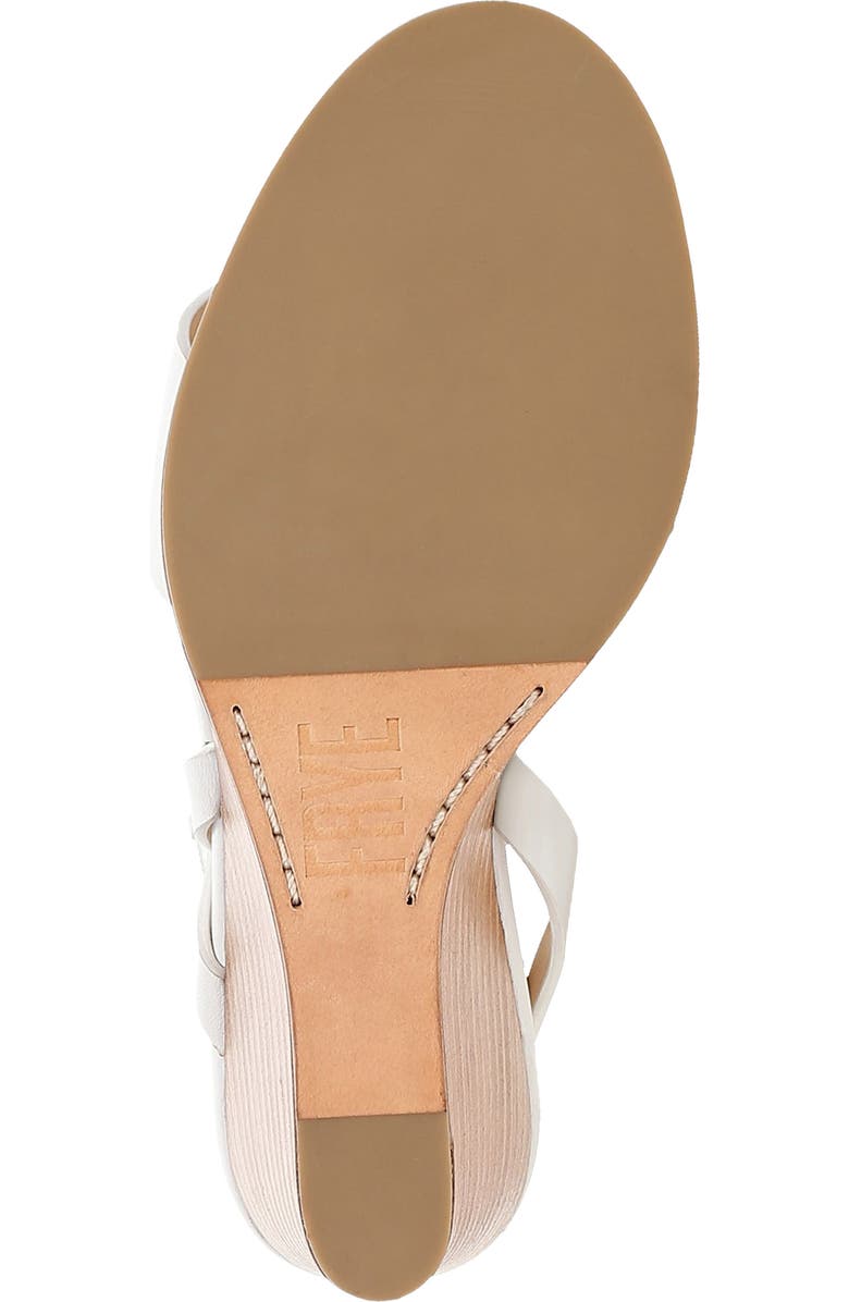 Frye Rachel Slingback Wedge Sandal, Alternate, color, White