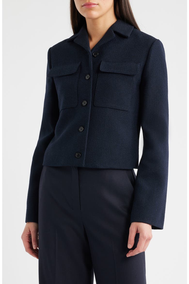 Crop Utility Jacket, Alternate, color, NAVY MULTI