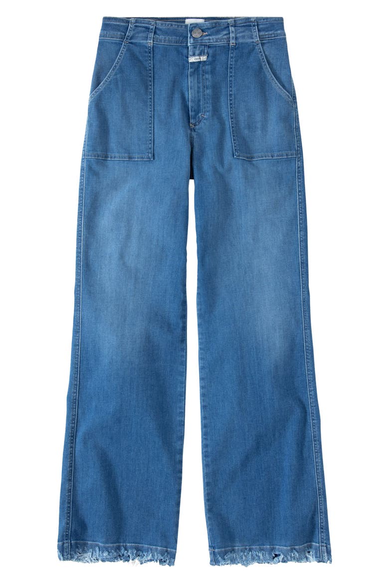 Aria Flare Jeans, Alternate, color, DARK BLUE