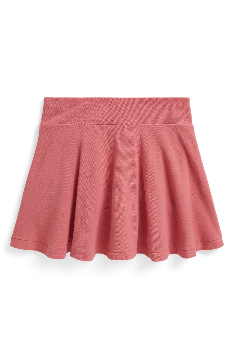 Polo Ralph Lauren Kids' Jersey Tennis Skort, Alternate, color, Desert Rose