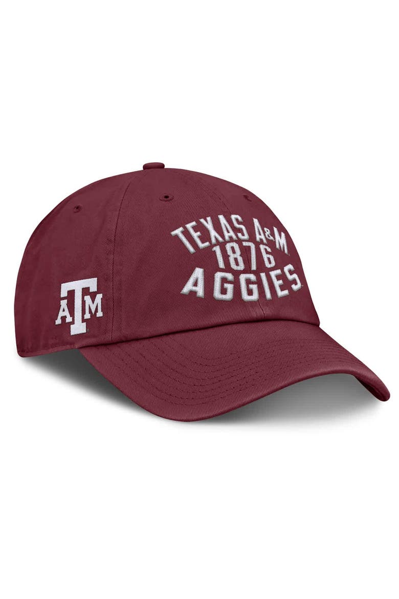 Men's Fanatics Maroon Texas A&M Aggies Archer Adjustable Hat, Main, color, Maroon