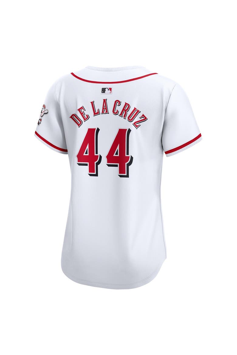 Women's Nike Elly De La Cruz White Cincinnati Reds Home Limited Player Jersey, Alternate, color, White