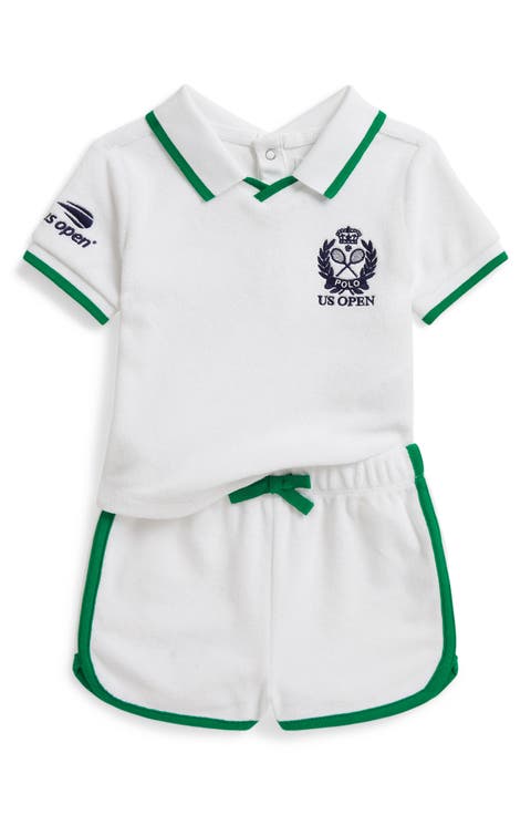 Kids' US Open Cotton Blend Terry Short Set