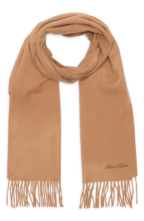 Wool & Cashmere Fringed Scarf
