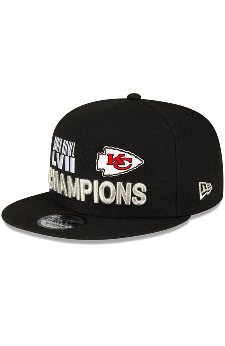 New Era Men's New Era  Black Kansas City Chiefs Super Bowl LVII Champions Parade 9FIFTY Snapback Hat, Alternate, color, 