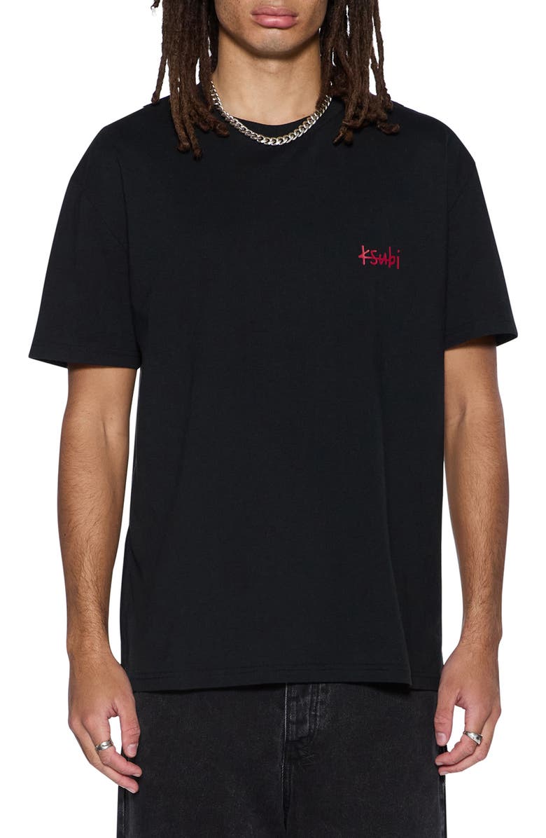 Ksubi All Day Biggie Logo Graphic T-Shirt, Main, color, Black