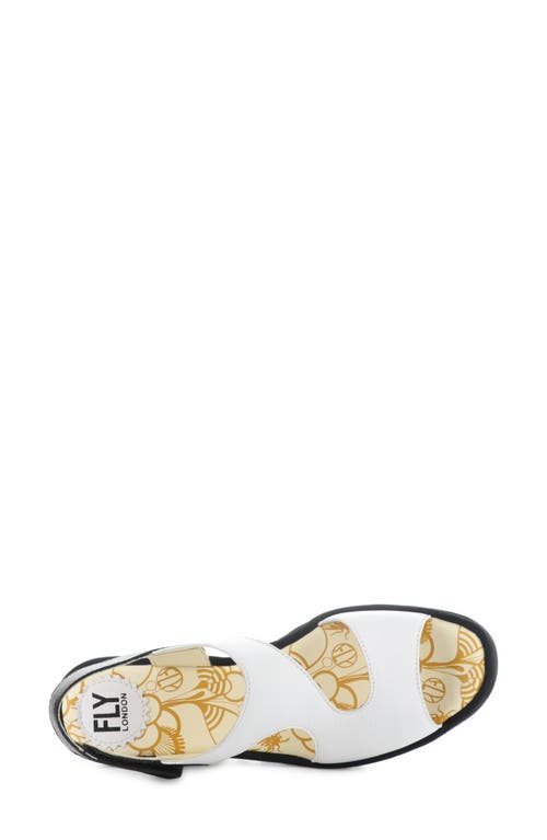 FLY LONDON FLY LONDON YOX SLINGBACK PLATFORM WEDGE SANDAL