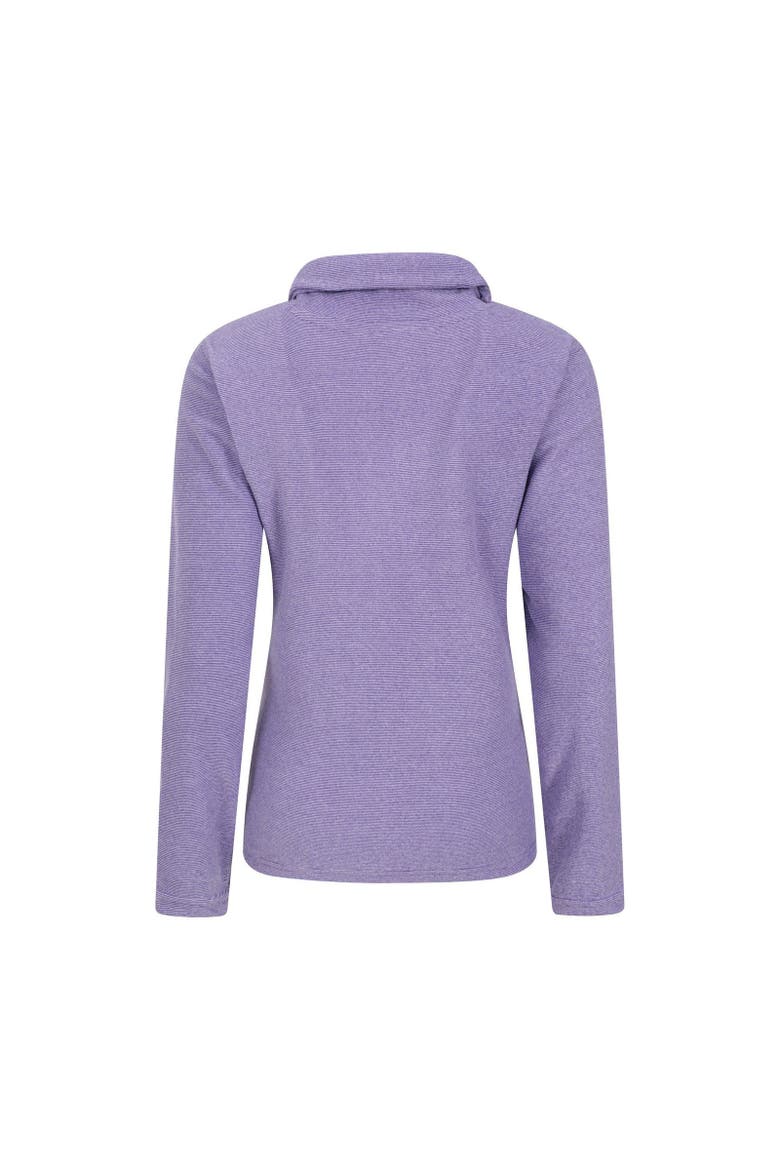 Hebridean Cowl Neck Fleece Top, Alternate, color, Grape