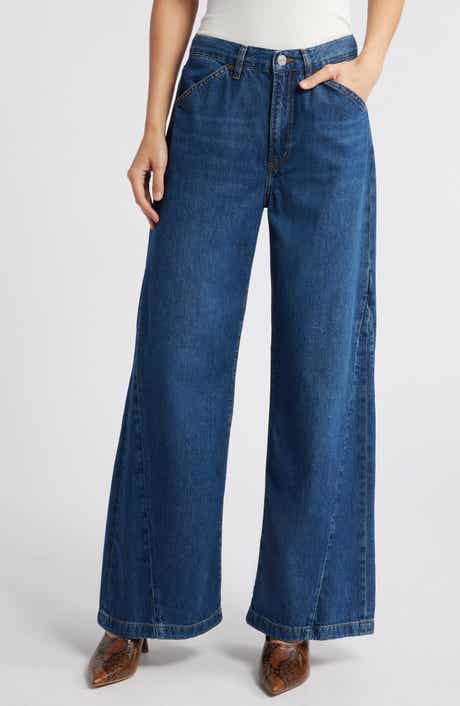 FRAME Le Baggy Palazzo Wide Leg Jeans