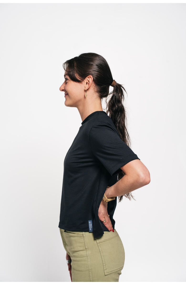 Alpine Fit Travel T-Shirt, Alternate, color, Obsidian Cove Black