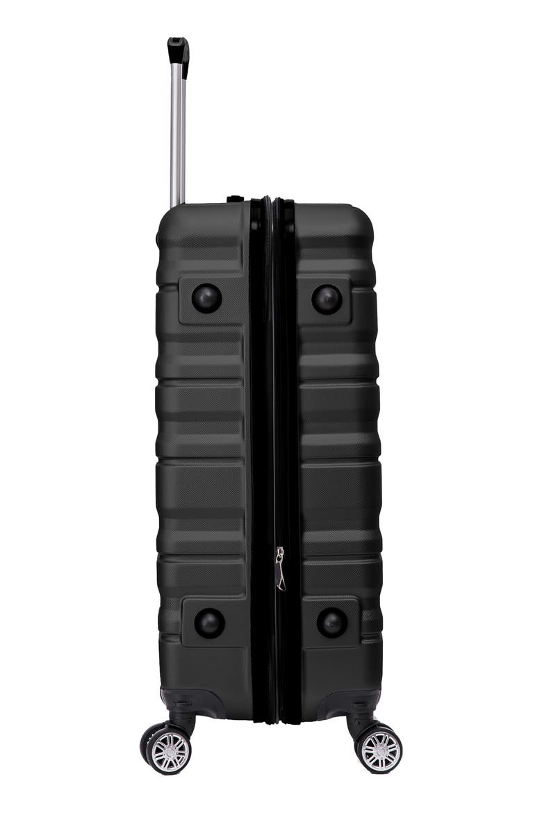 Girovita Hardshell 3-Piece Spinner Luggage Set, Alternate, color, BLACK