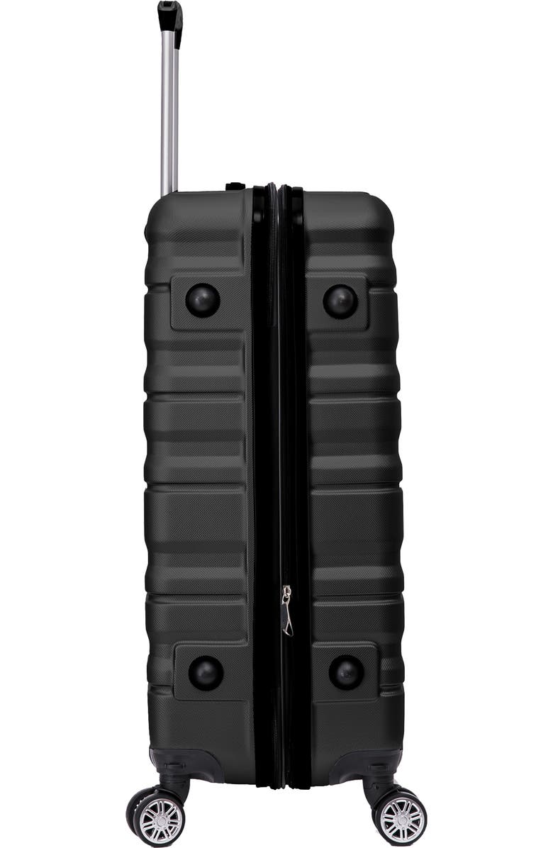TUCCI Girovita Hardshell 3-Piece Spinner Luggage Set, Alternate, color, Black