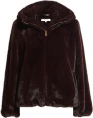 Via Spiga Faux Fur Hooded Jacket