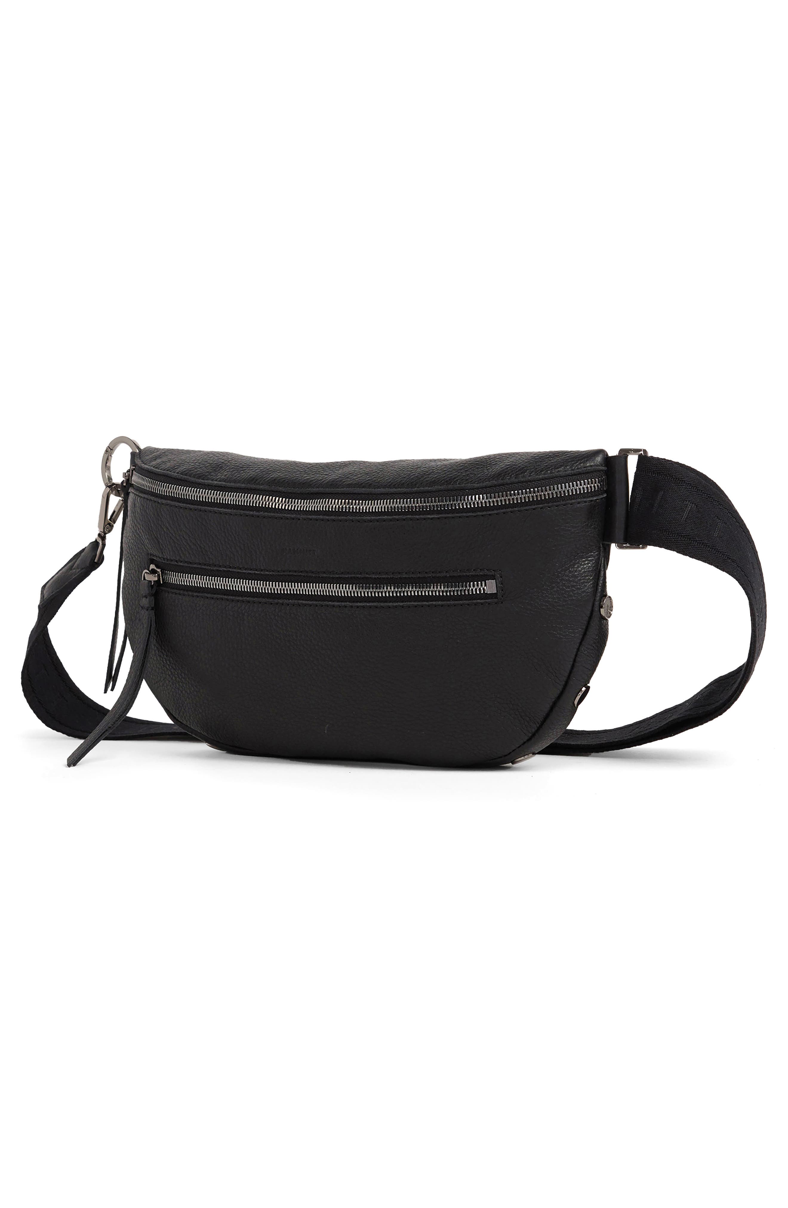 HAMMITT Charles Extra Large Crossbody Bag, Alternate, color, Black/ Gunmetal