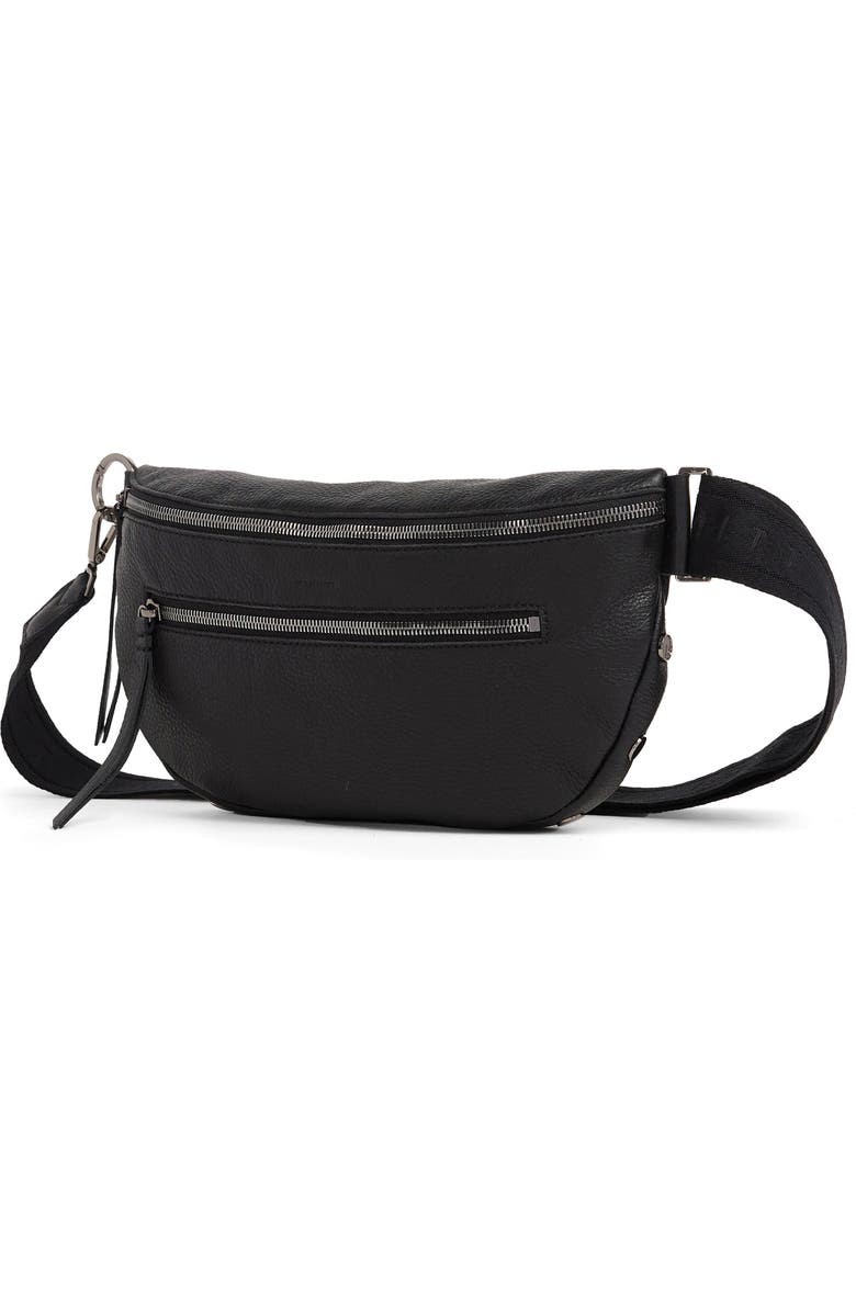 HAMMITT Charles Extra Large Crossbody Bag, Alternate, color, Black/ Gunmetal