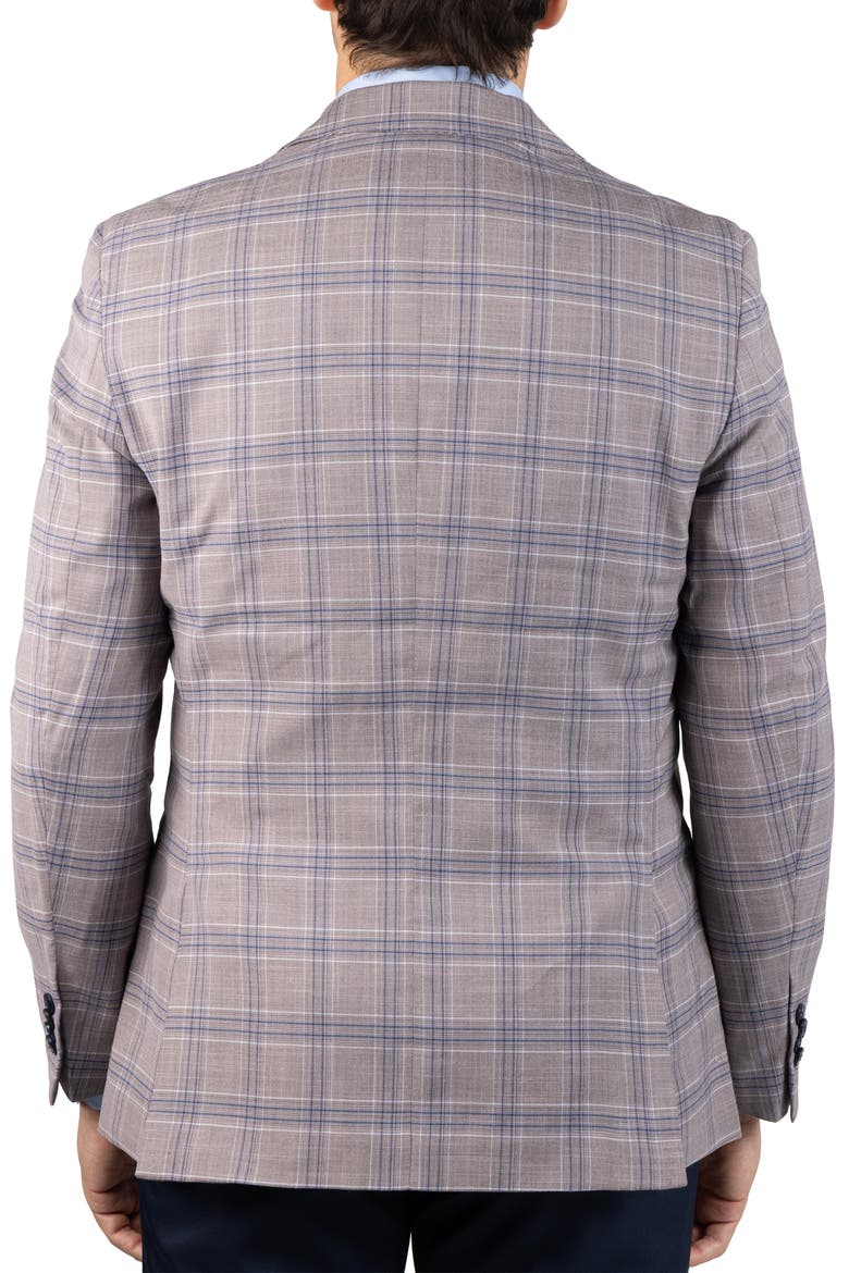 Shadow Plaid Sport Coat, Alternate, color, GREY
