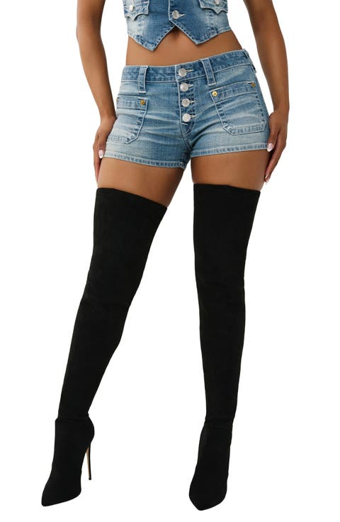 Patch Pocket Denim Shorts (Sunset Ticket)