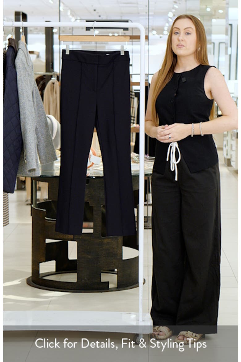 Dell Pintuck Pleat Crop Pants video