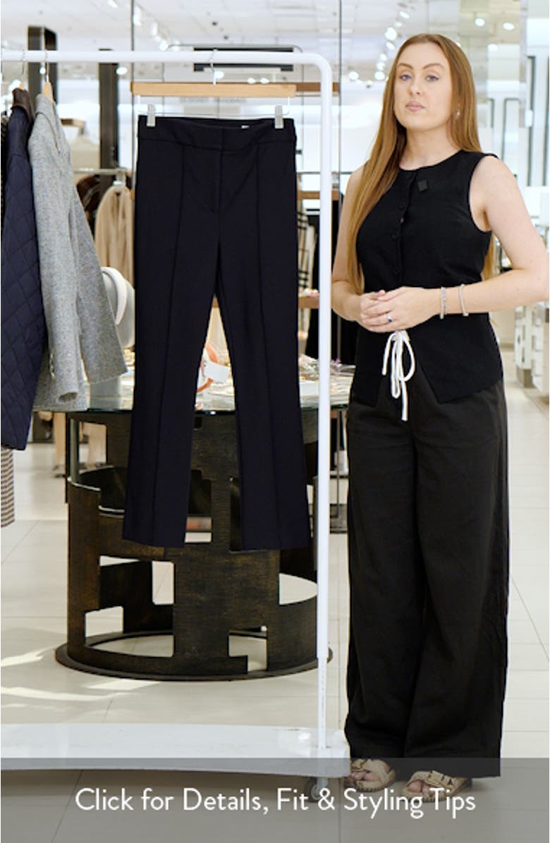 Dell Pintuck Pleat Crop Pants, sales video thumbnail