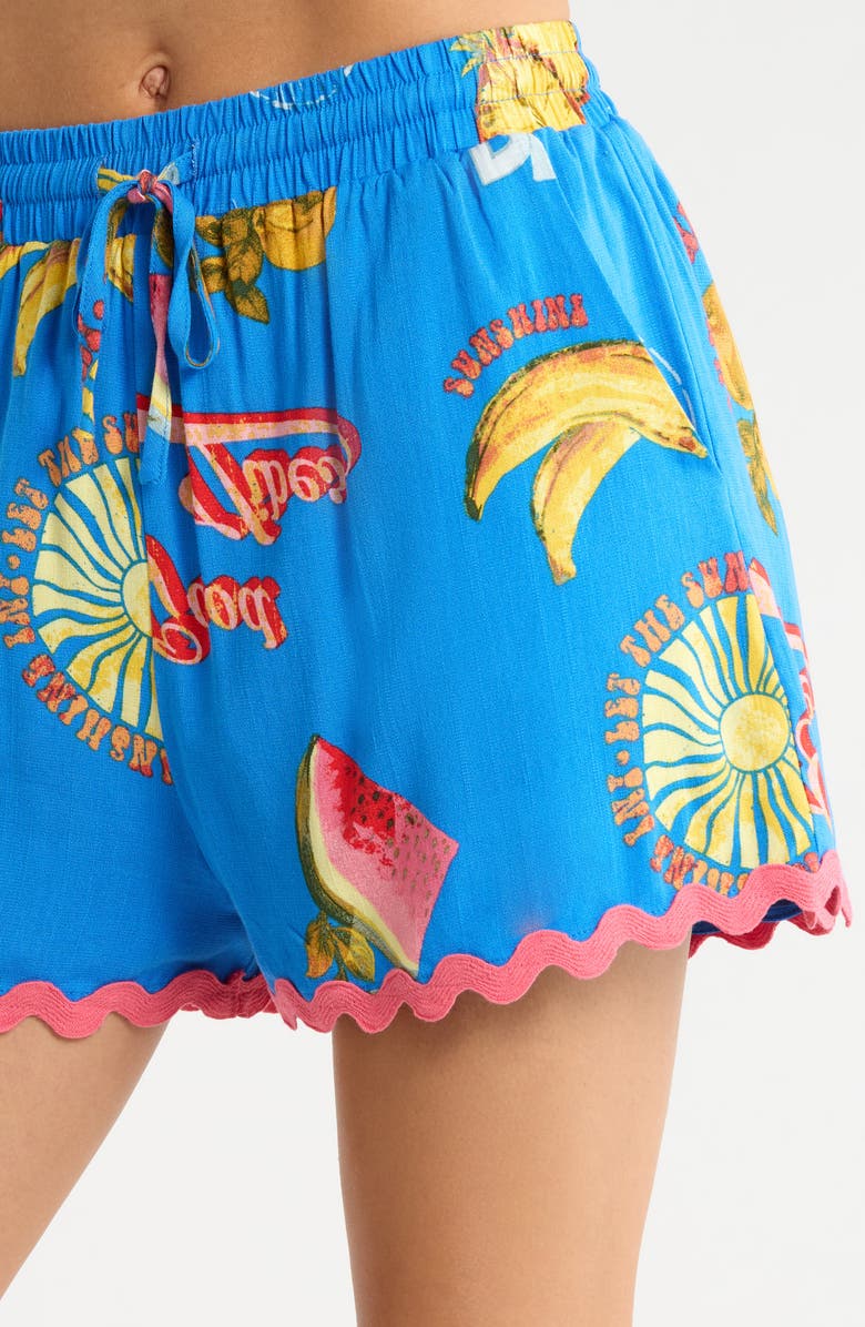 SUGARLIPS Halle Drawstring Pants, Alternate, color, Cobalt-Combo