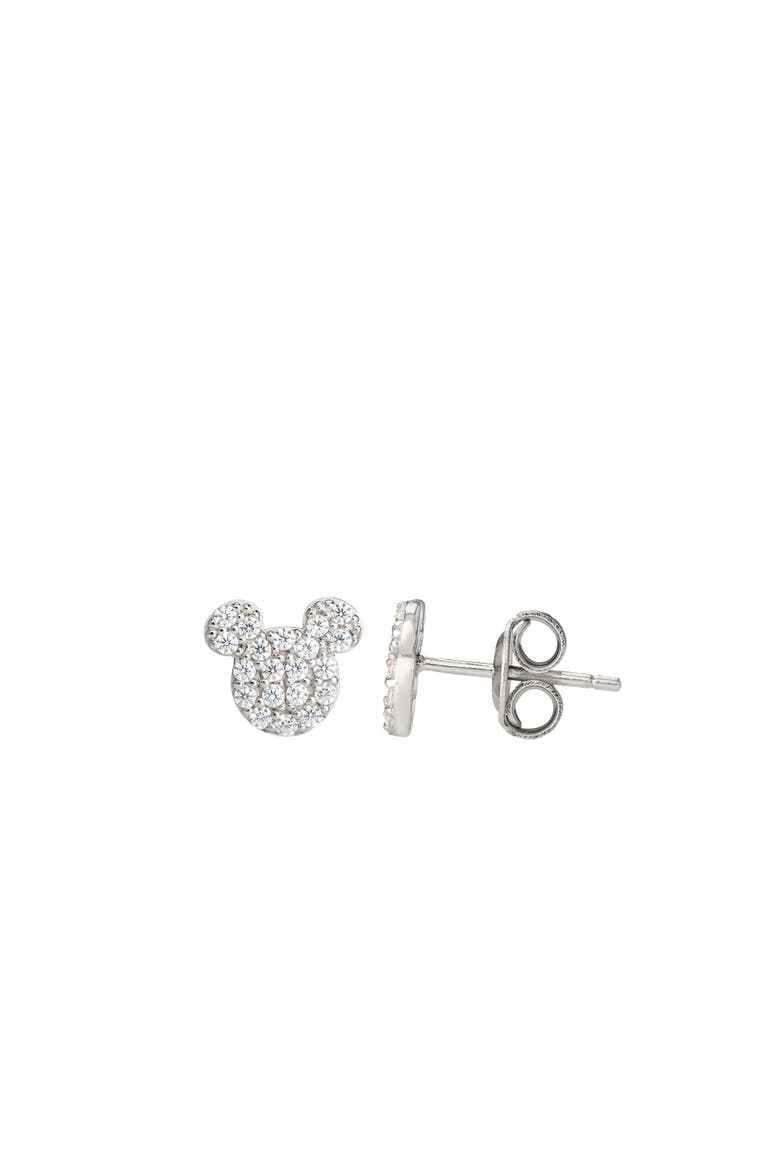 Mickey Mouse Earrings for Women Official License, Sterling Silver, Alternate, color, Silver