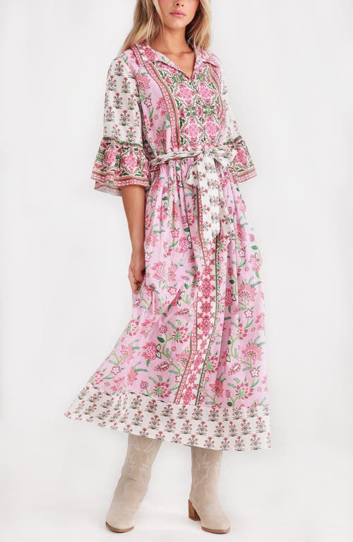Talisman The Label Jardin Floral Print Tie Waist Maxi Dress