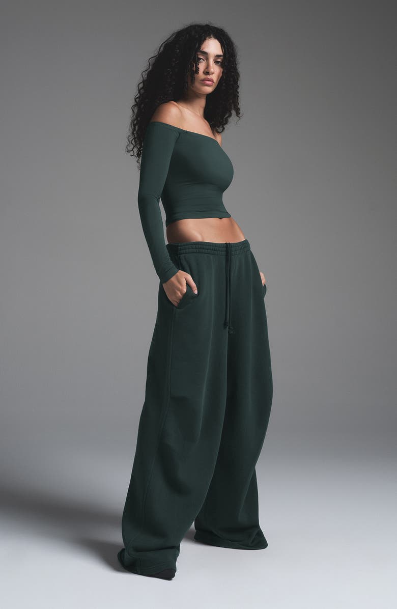 SKIMS Straight Leg Fleece Sweatpants, Alternate, color,