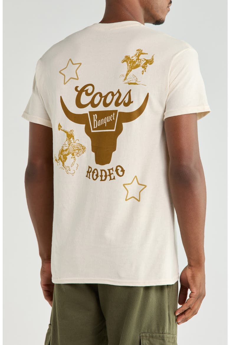 Coors Cowboy Graphic T-Shirt, Alternate, color, CREAM