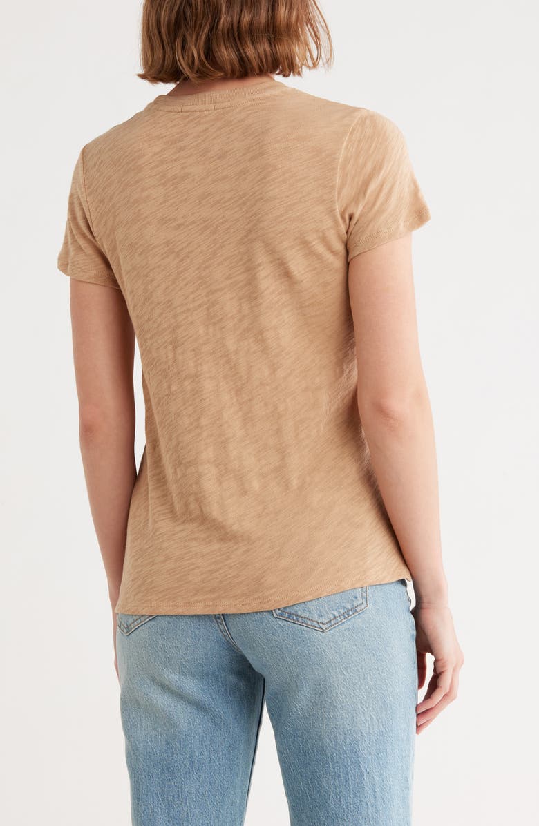 ATM Anthony Thomas Melillo Schoolboy Cotton Crewneck T-Shirt, Alternate, color, Camel