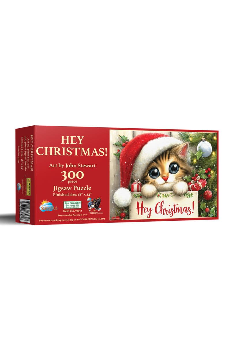 Hey Christmas 300 piece Jigsaw Puzzle for Adults, Main, color, Multicolor