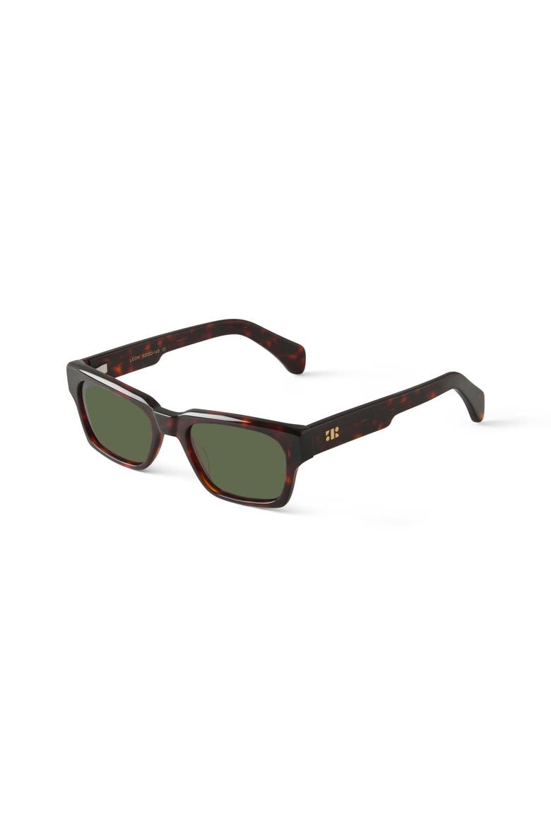 Leon Sunglasses, Alternate, color, Dark Tortoise