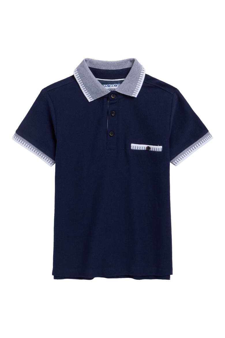 Kids' Otara Cotton Polo, Main, color, NAVAL ACADEMY