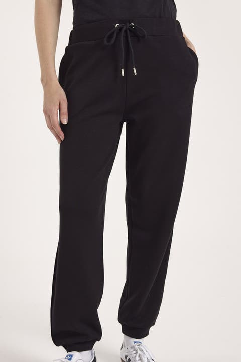 Piping Detail Jersey Cuffed Jogger