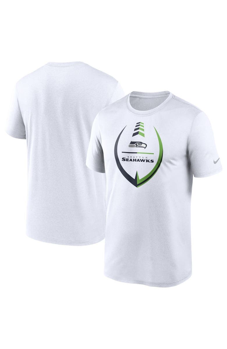 Nike Men's Nike White Seattle Seahawks Icon Legend Performance T-Shirt, Main, color, White