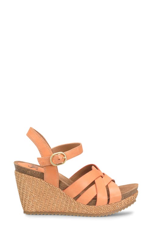 Söfft Carlana Wedge Sandal In Orange