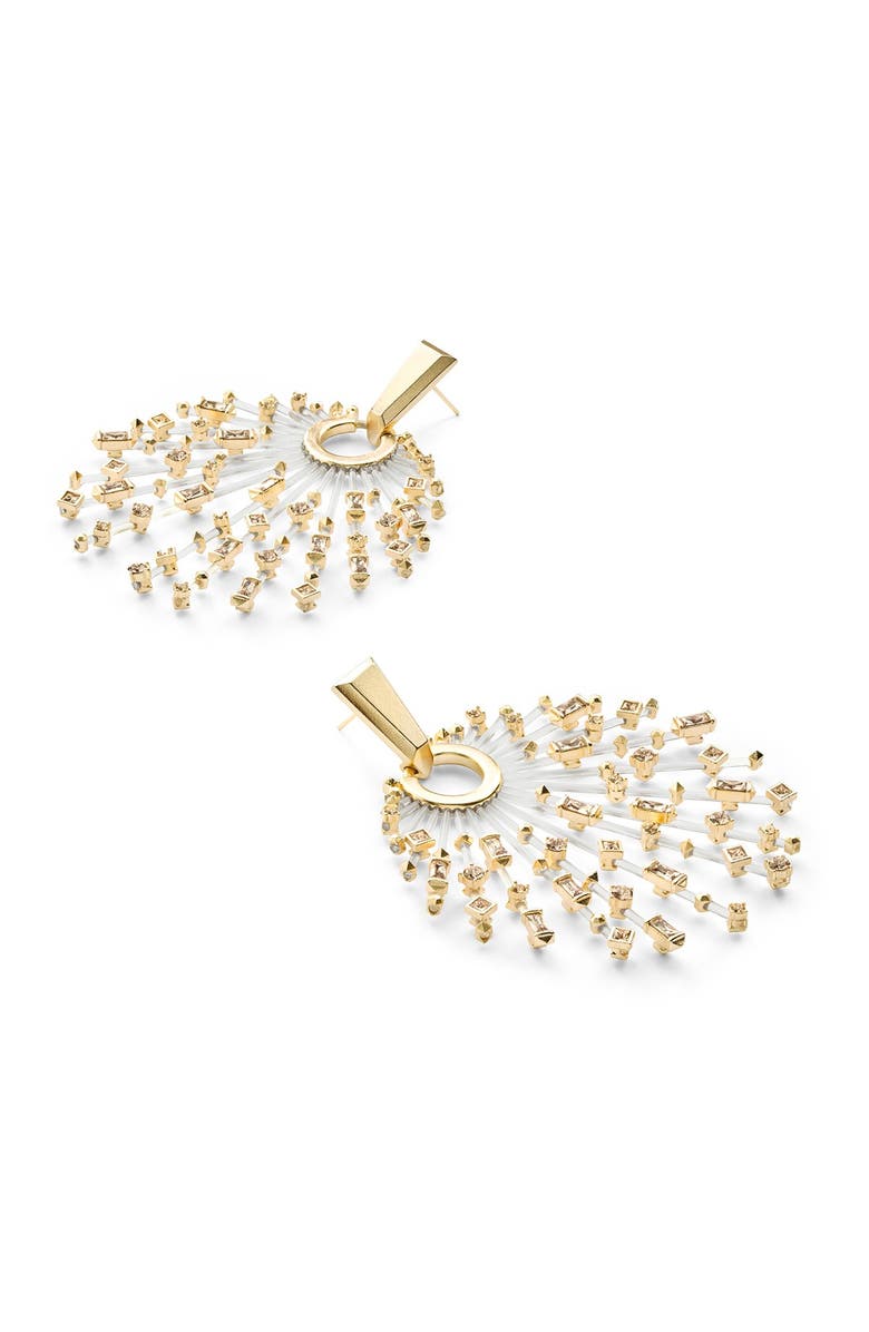 Kendra Scott Fabia Statement Earrings, Alternate, color, 