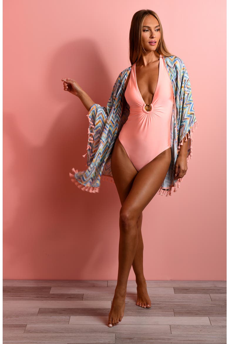 Soul Cover-Up Tunic, Alternate, color, WHITE MULTI