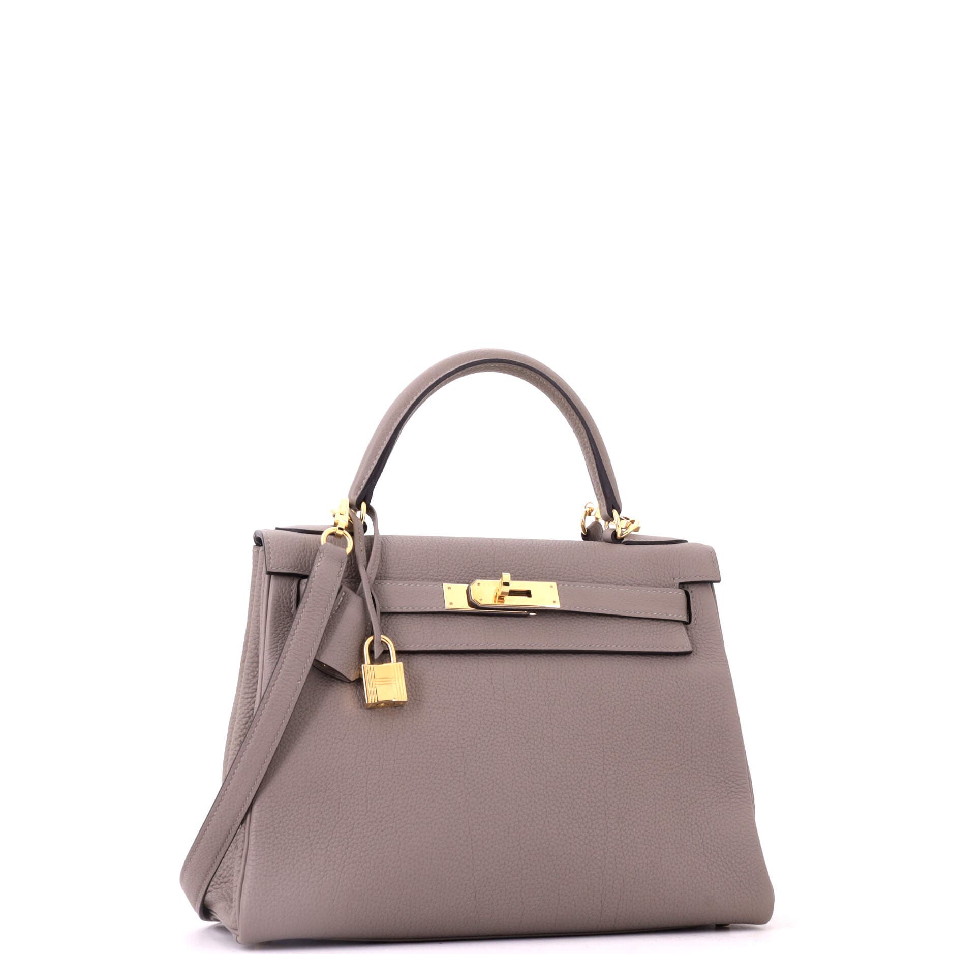 Kelly Handbag Grey Togo with Gold Hardware 28, Alternate, color, Grey