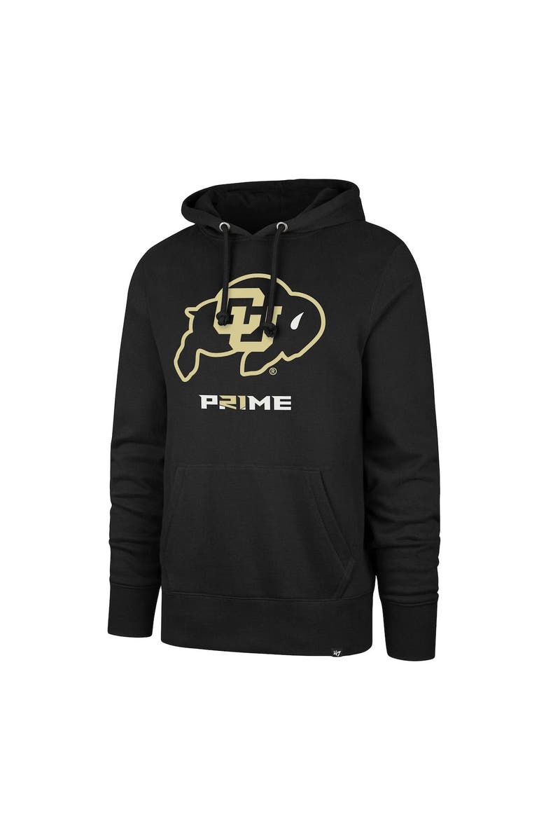 '47 Men's '47 Black Colorado Buffaloes Coach Prime Pullover Hoodie, Alternate, color,