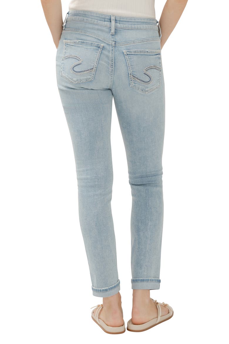 Girlfriend Jeans, Alternate, color, INDIGO