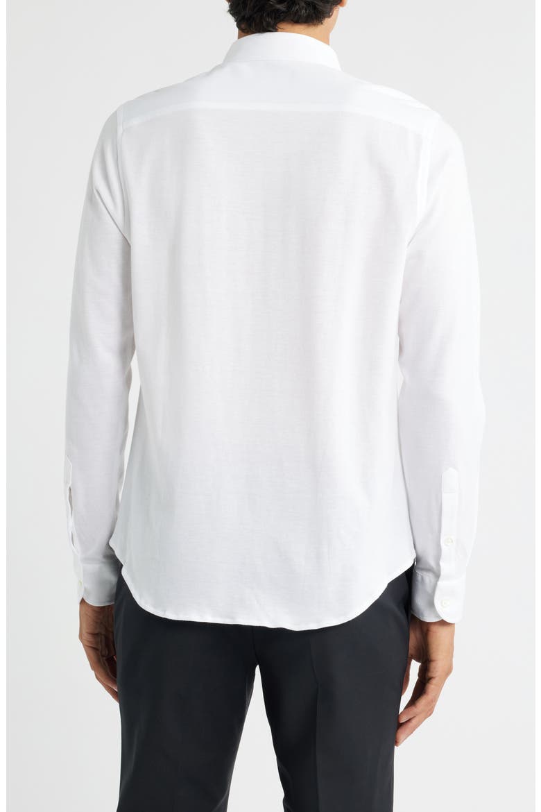 Cotton Button-Up Shirt, Alternate, color, SOLID WHITE